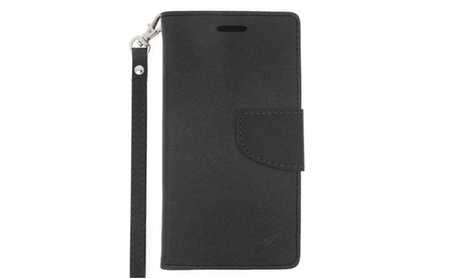 Magnetic Flip Folio Leather Case Credit Card Holder For Samsung...