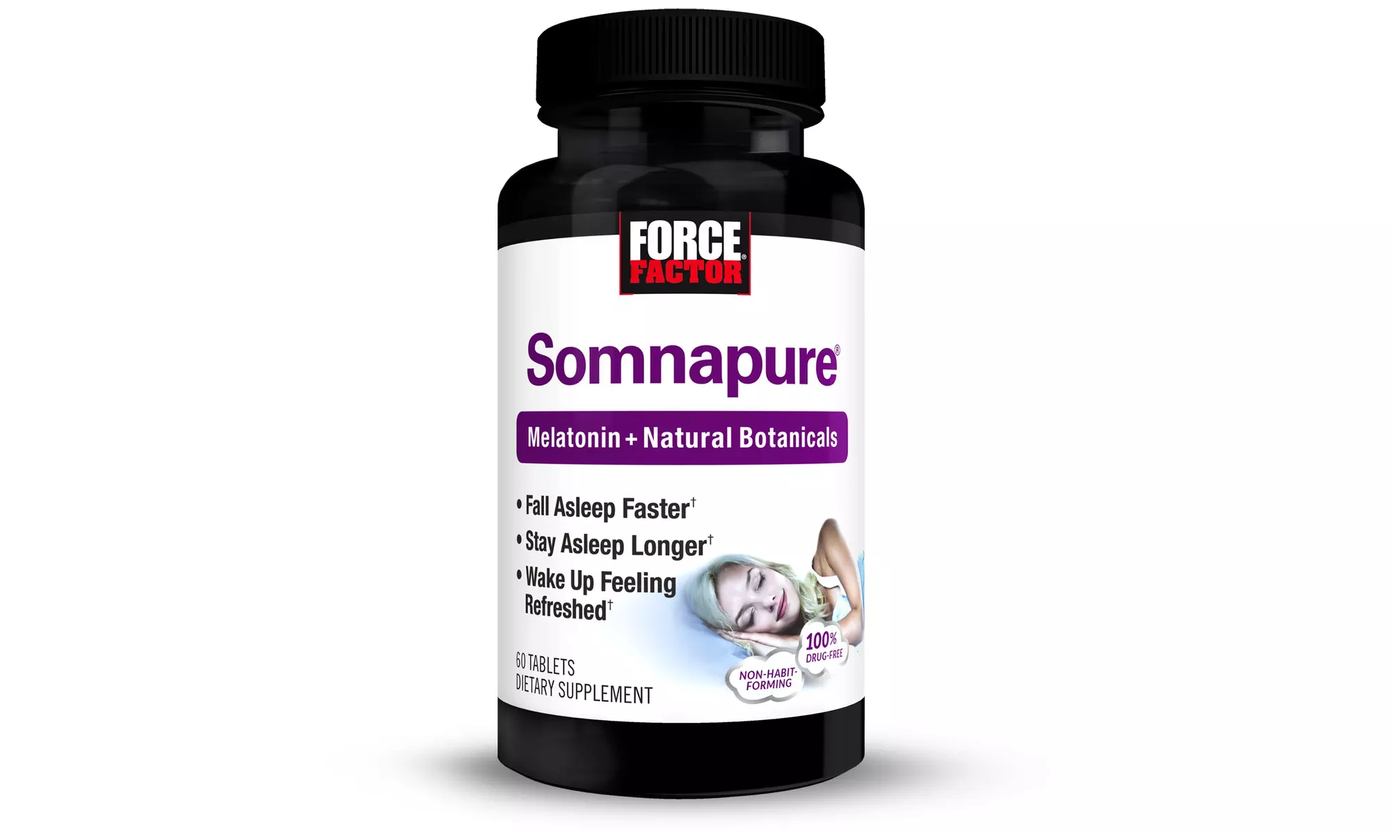 Force Factor Somnapure Natural Sleep Aid with Melatonin  - Primary Image
