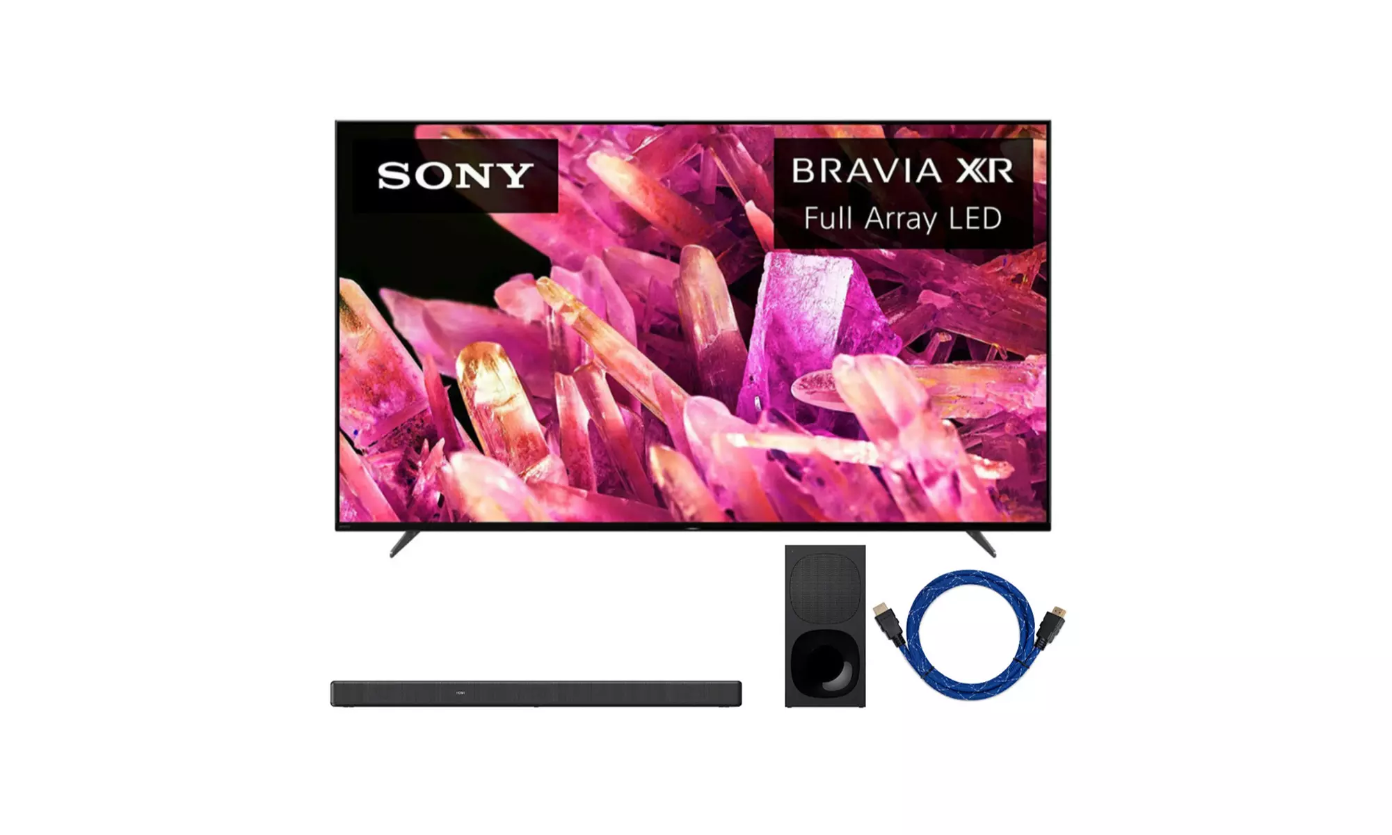 Sony BRAVIA XR X90K 4K HDR Full Array LED TV with Smart Google TV Bundle - Primary Image