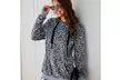 Womail Sweatshirts winter Leopard pocket Tether Hoodies sweatshirts - Second Medium
