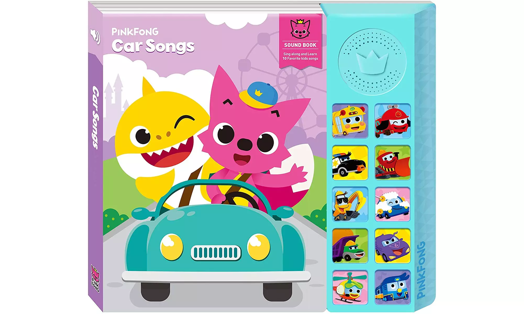 Baby Shark Pinkfong Children's Car Songs Sound Book - Primary Image
