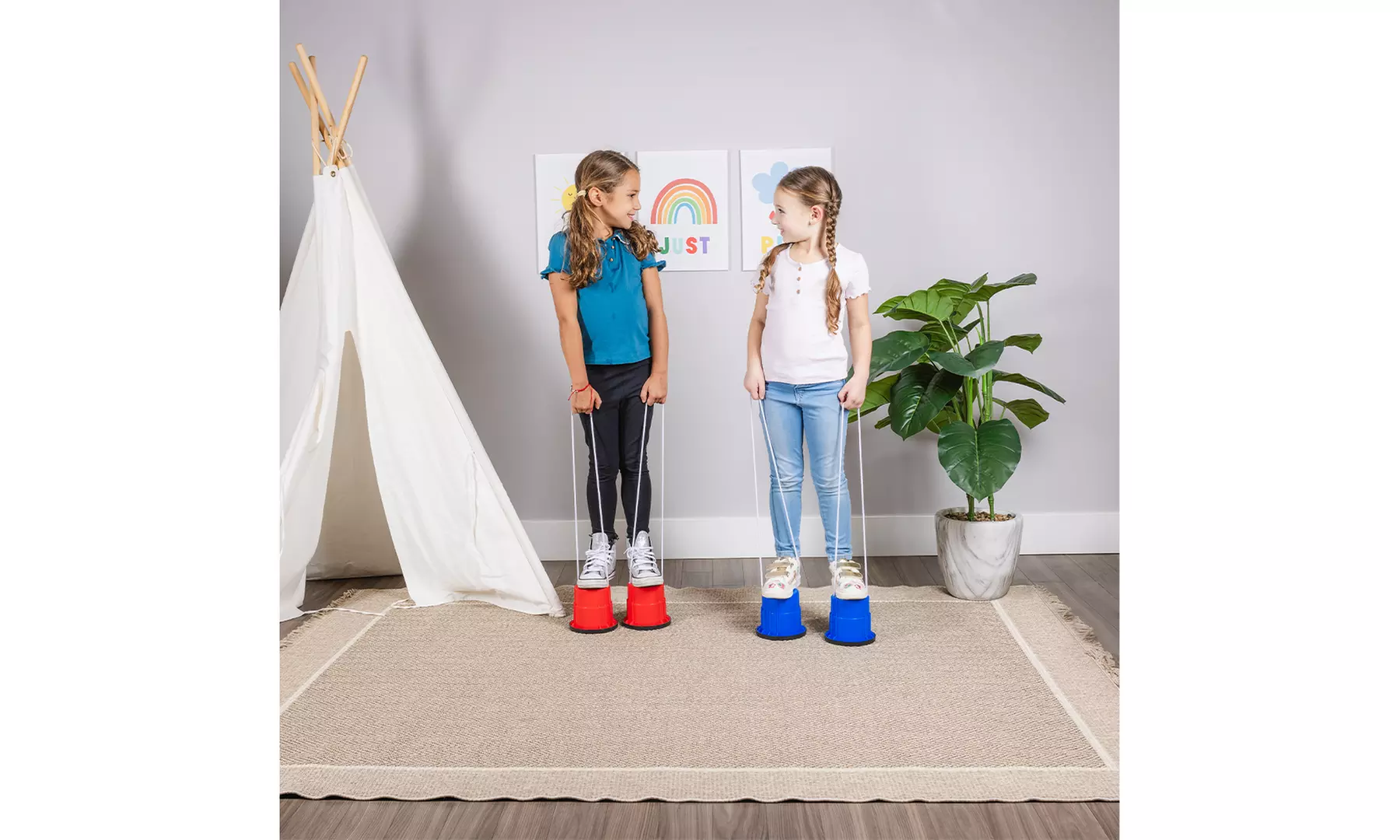 Bintiva Balance Bucket Stilts for Building Balance and Coordination