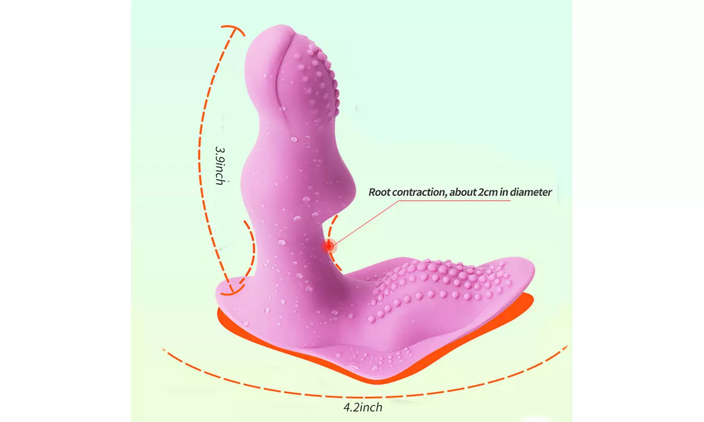 Remote Control Powerful Wearable G Spot Butterfly Stimulator Vibrator 