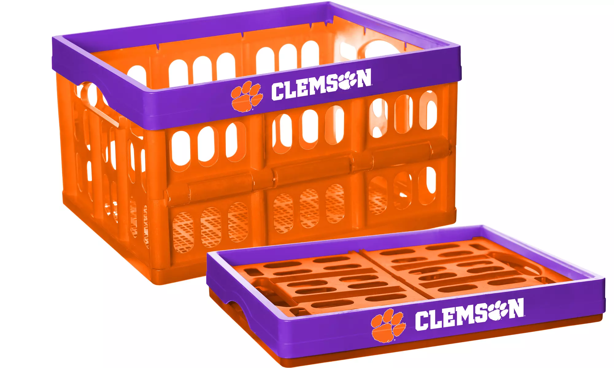NCAA Team Licensed Collapsible Crates - Primary Image