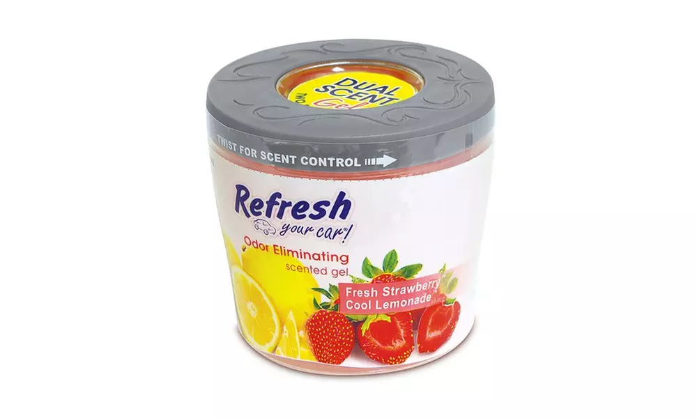 Refresh Your Car! Gel Can Scents Air Fresheners (4 Pack)
