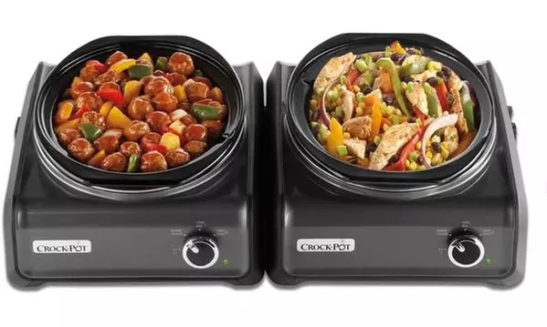 Crock-Pot Hook Up Oval Connectable Entertaining System (3.5-Quart 2-Pack) - Primary Image