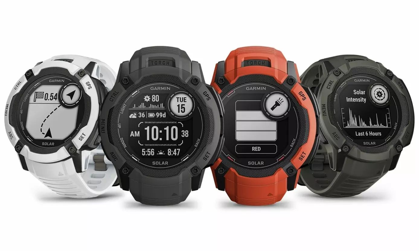 Garmin Instinct 2X Solar Rugged GPS Smartwatch - Primary Image