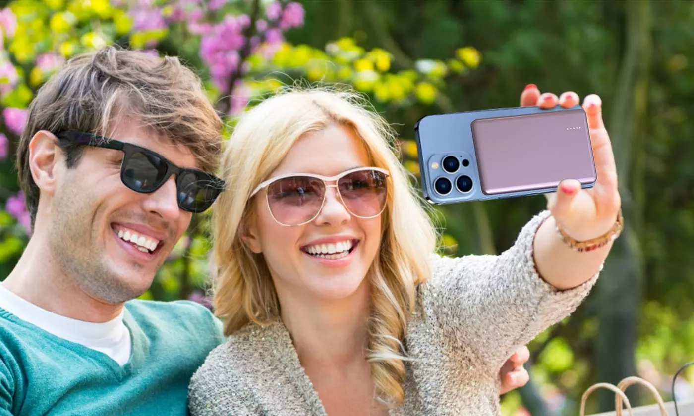 PowerMaster 5000mAh MagSafe Wireless Charging Power Bank PD20W Fast Charger