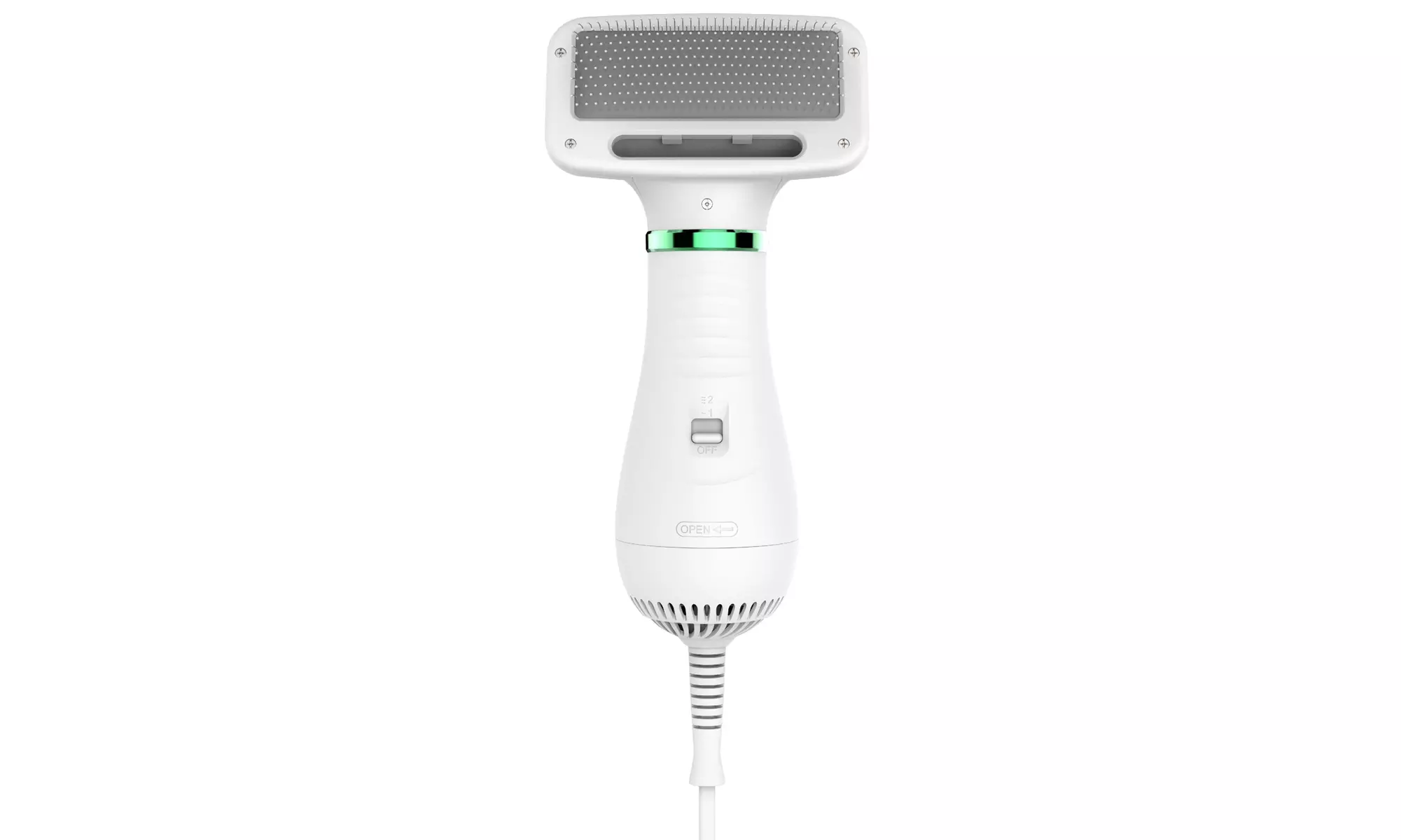 Pet Life Aero-Groom 2-in-1 Electronic Pet Dryer and Pin Brush - Primary Image
