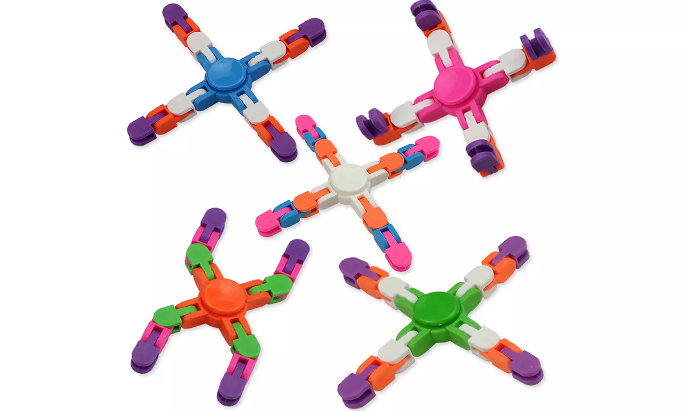 Fun Dynamic Pop-it Fidget Spinner Toy (Containing 3) - Primary Image