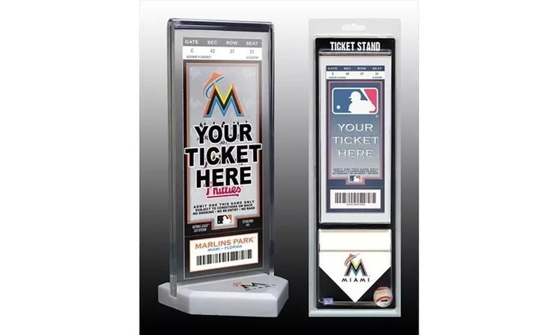 Thats My Ticket Thats My Ticket Miami Marlins Ticket Stand - Second Medium