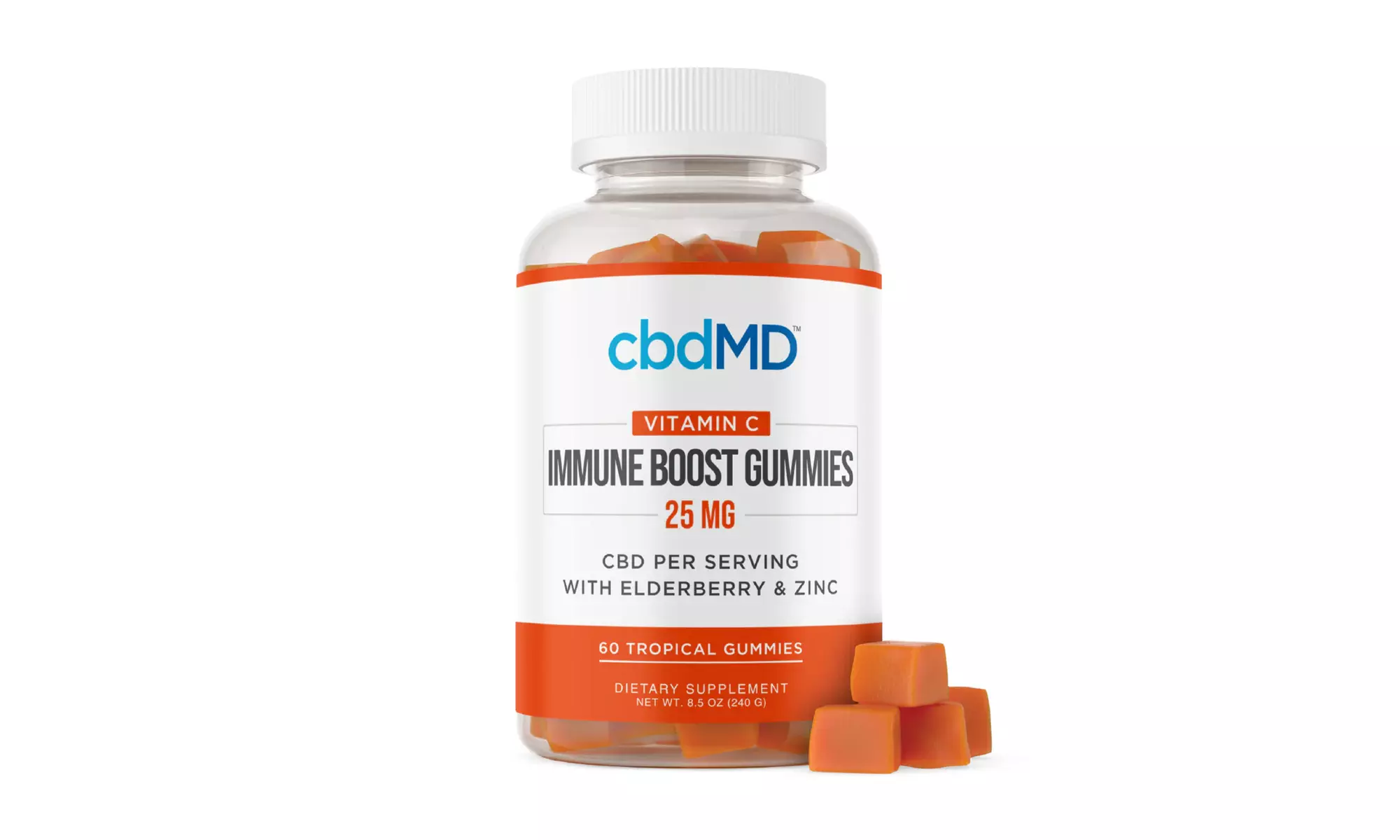 cbdMD Premium Grade CBD Infused Gummies (Multiple Varieties) 750MG - 6000MG