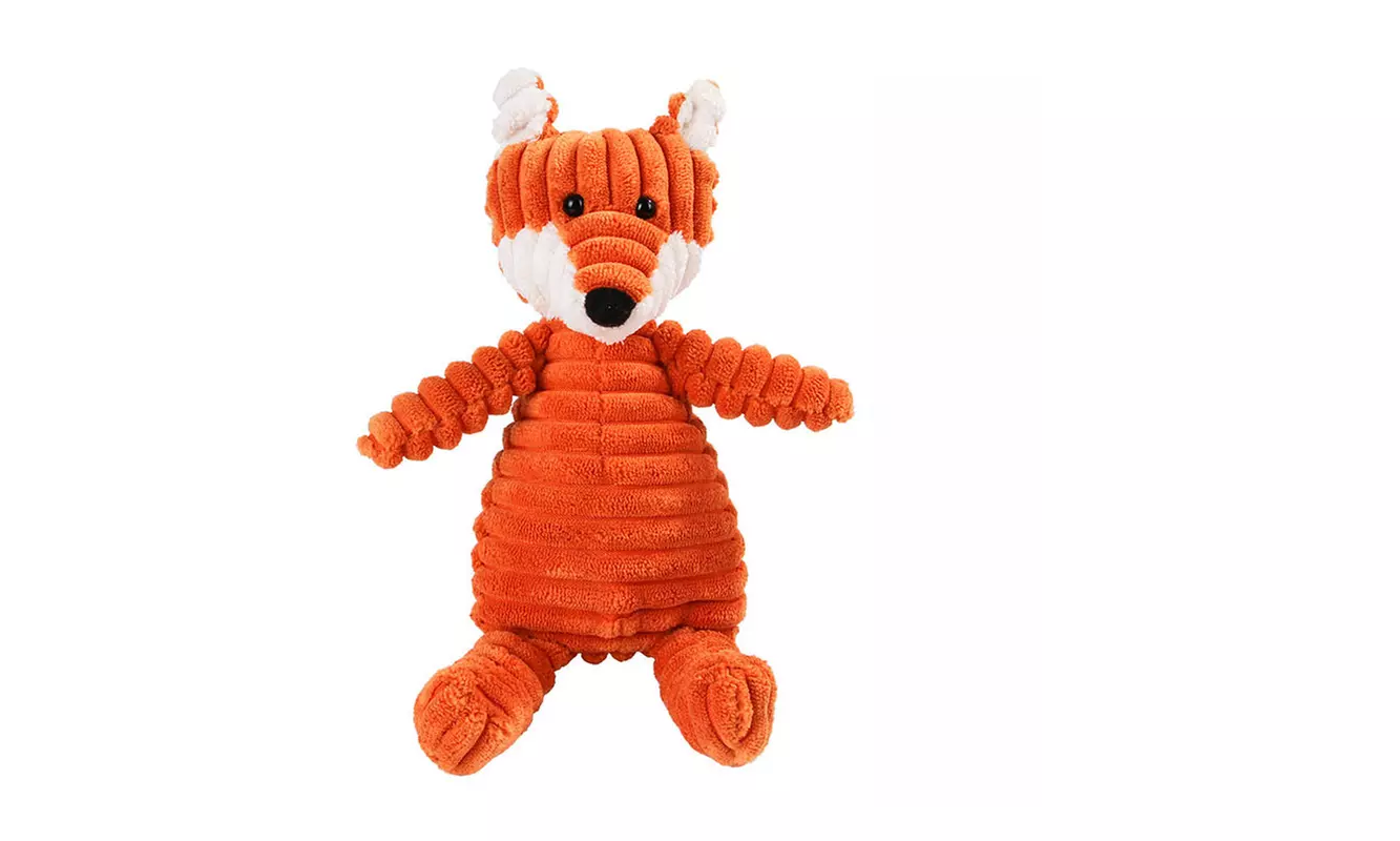 Durable Plush Animated Squeaky Dog Toy Chew Guard Technology Toys - Second Medium