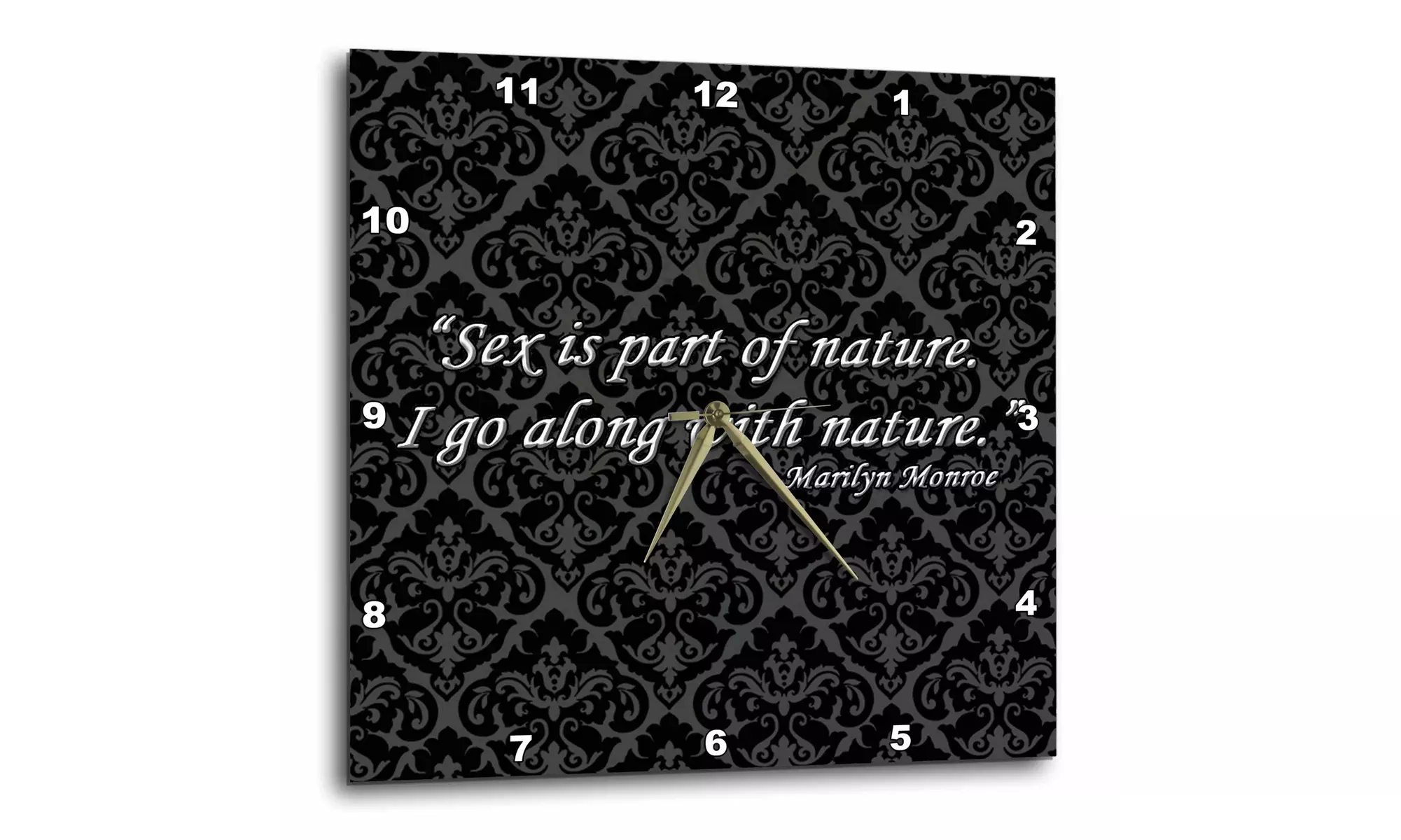 Sex is part of nature. I go along with nature Marilyn Monroe quote - Primary Image