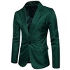 Image 10: Men Suit Coats Single Breasted One-Button Casual Fit Slim Suit Jacket Suit Coat 