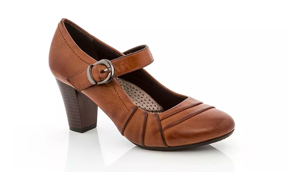 Rasolli Women's Medium Width Classic Mary Jane Shoes