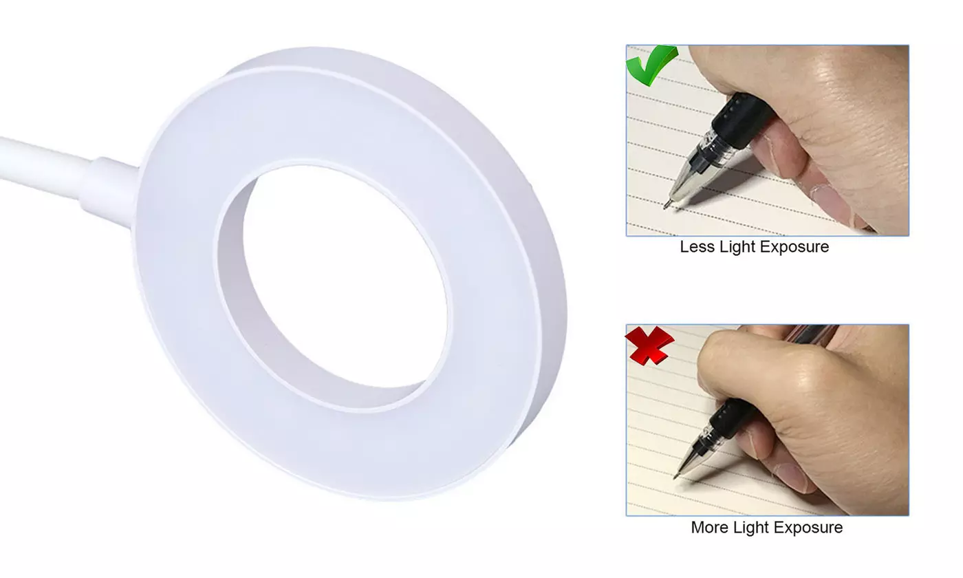 Dimmable LED Desk Light Table Bedside Reading Lamp Touch Rechargeable USB Port - Second Medium