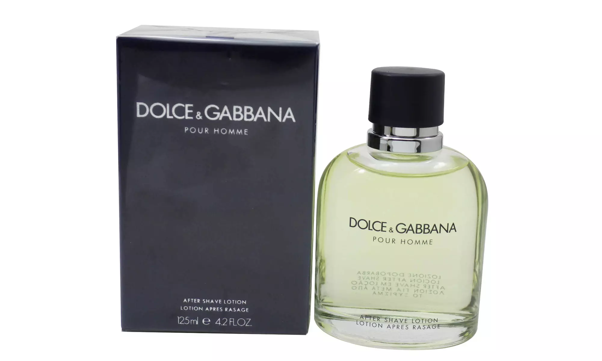 Dolce & Gabbana Pour Homme Aftershave Lotion 4.2oz/125ml For Men New In Box