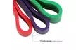Set of 3 Heavy Duty Resistance Band Loop Exercise Yoga Workout Power Gym Fitness - Second Medium