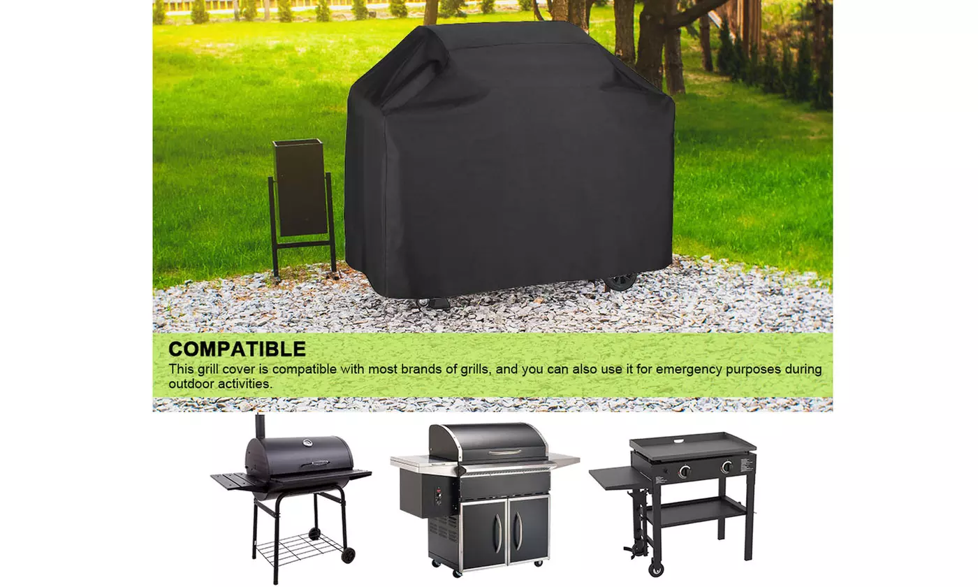 Heavy Duty Barbecue Gas Grill Cover Large Waterproof BBQ Cover UV Fade Resistant