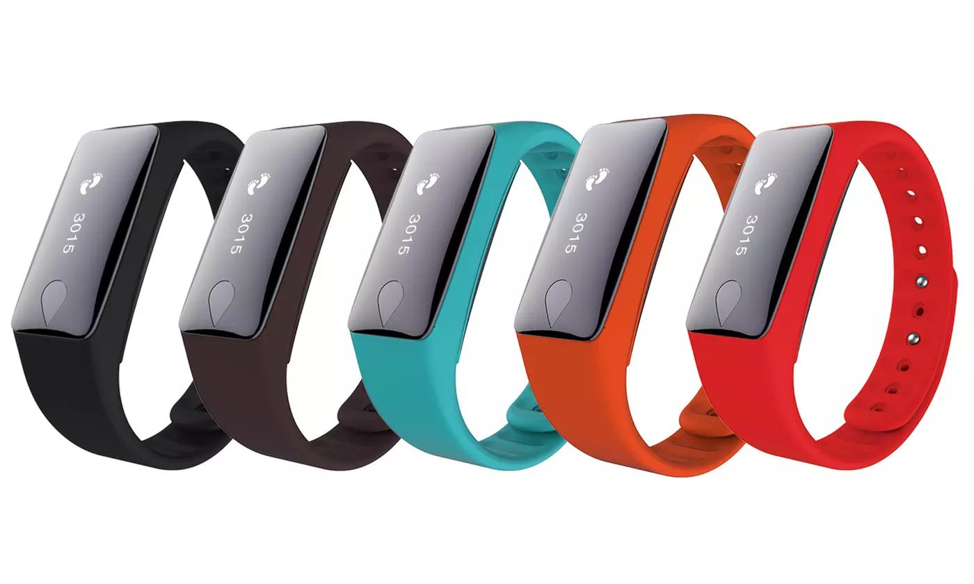 iMounTEK 0.69" IP67 Waterproof NFC Wireless Smart Fitness Activity Tracker Watch - Primary Image