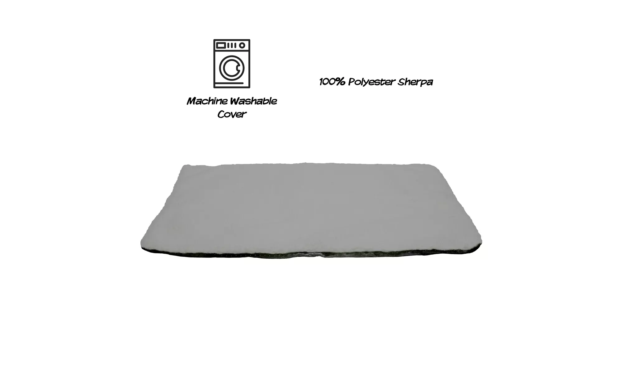Self Warming Thermal Pet Crate Pad Cats Dogs Washable Cover