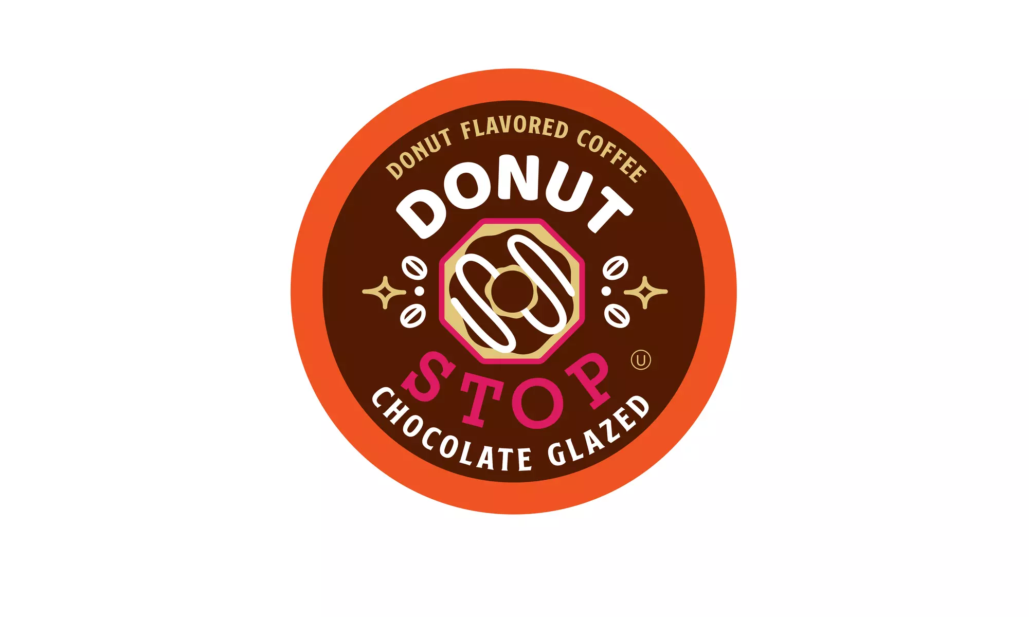 Donut Stop Flavored Coffee Pods, Compatible with 2.0 K-Cup Brewers