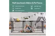 Multifunction 8 Panel Metal Gate Baby Pet Fence Safe Playpen - Second Medium