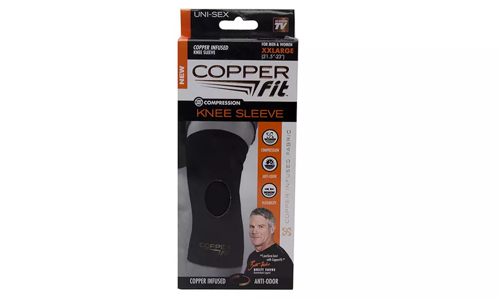 Copper Fit Compression Knee Sleeve XXL- Unisex - Primary Image