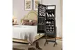 Costway Full-Length LED Mirror Jewelry Cabinet with 20 LED Lights - Second Medium