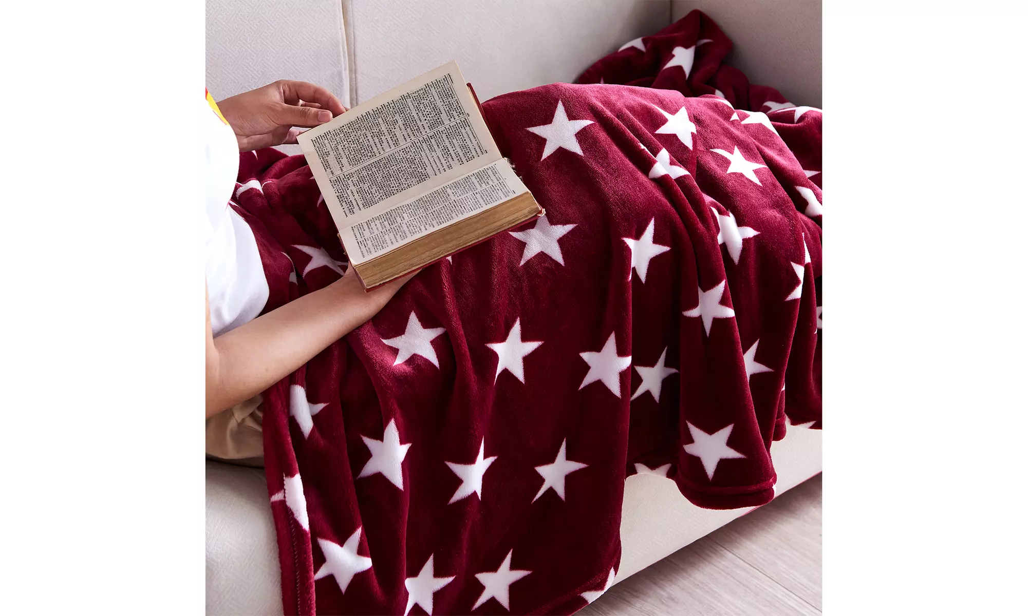 Soft Flannel Fleece Throw Blanket For Sofa Couch Travel