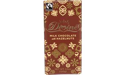 Milk Chocolate with Hazelnut Bars ( 10 - 3.5 oz bars )