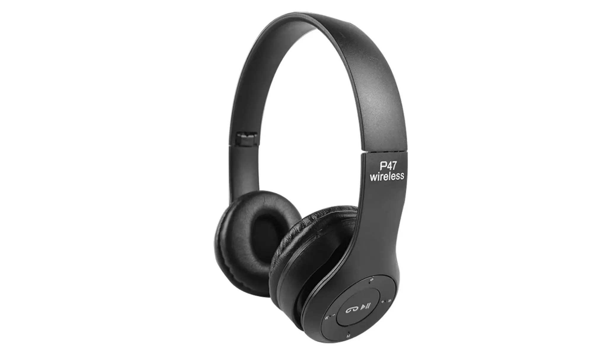 Wireless Noise Cancelling Bluetooth Headphones Deep Bass Over-Ear Headphones  - Primary Image