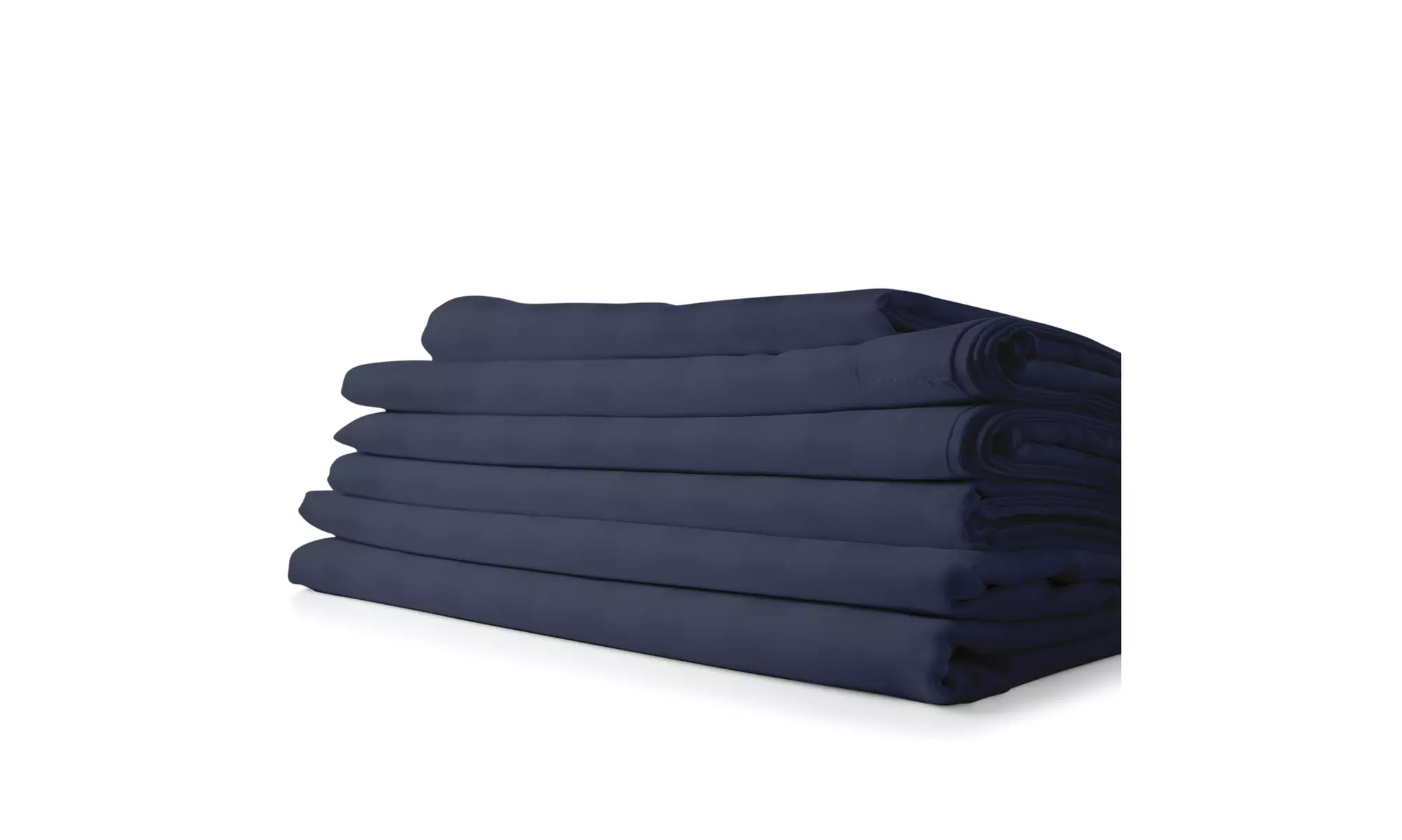 1800 Series Cotton Satin Feel Dobby Stripe Sheet Set - Assorted colors and sizes