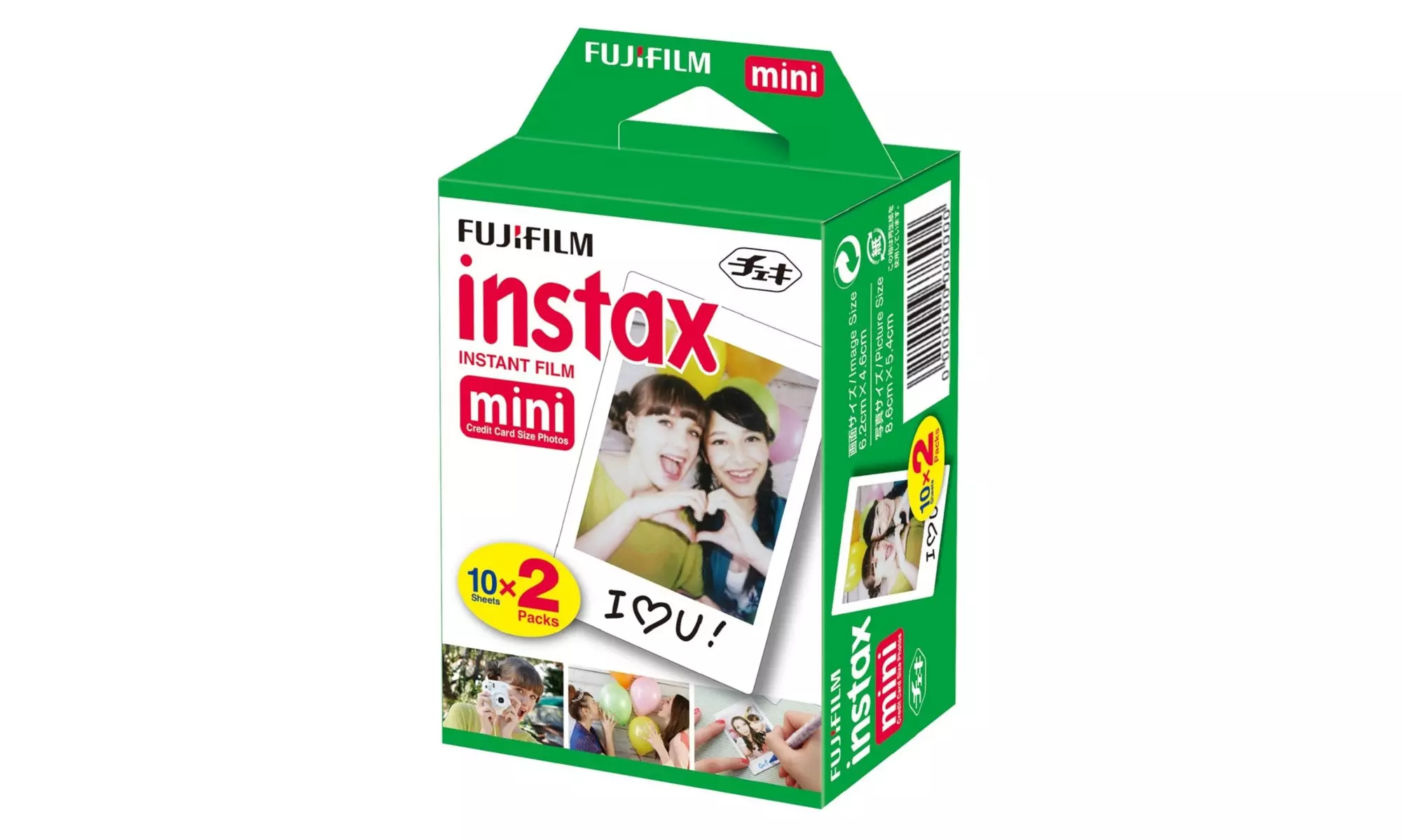 Fujifilm INSTAX Mini Instant Film (White) - Primary Image