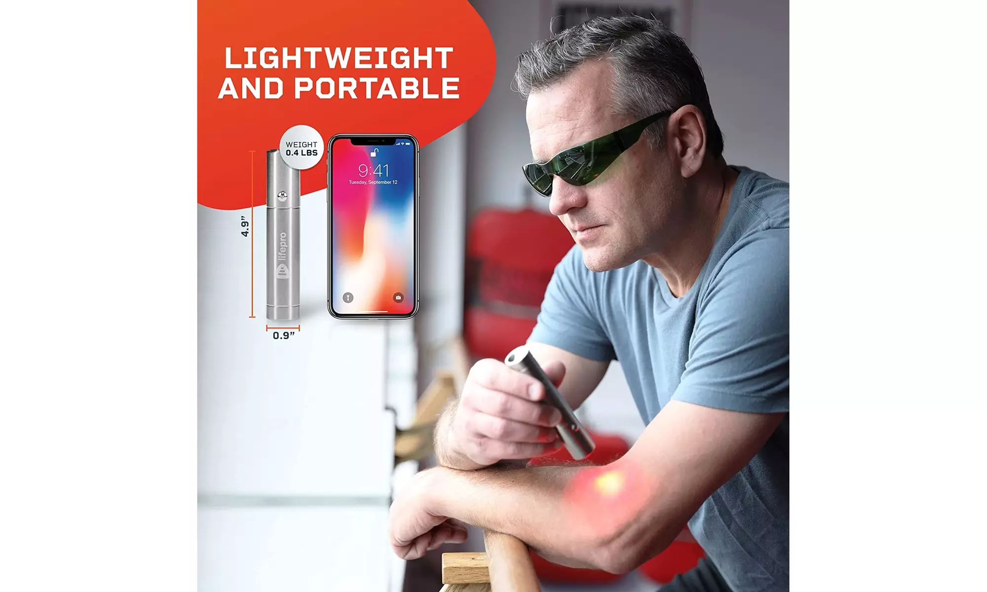 LumiCure Torchlight Device for Pain Relief - Second Medium