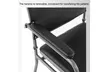 Medical Transport Toilet Commode Wheelchair Bedside w/Drop Arms Locking Casters - Second Medium