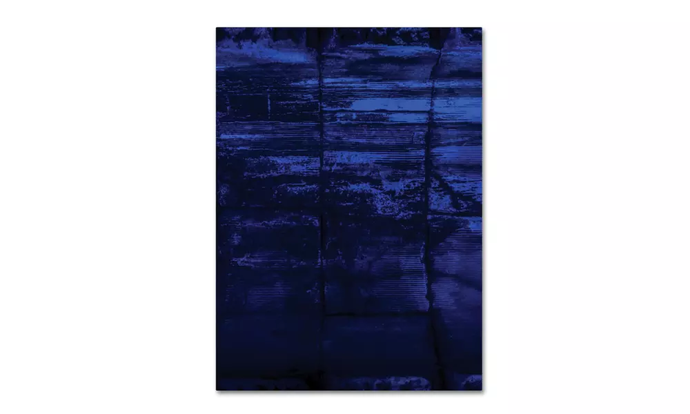 Claire Doherty 'Blocks of Blue' Canvas Art - Second Medium