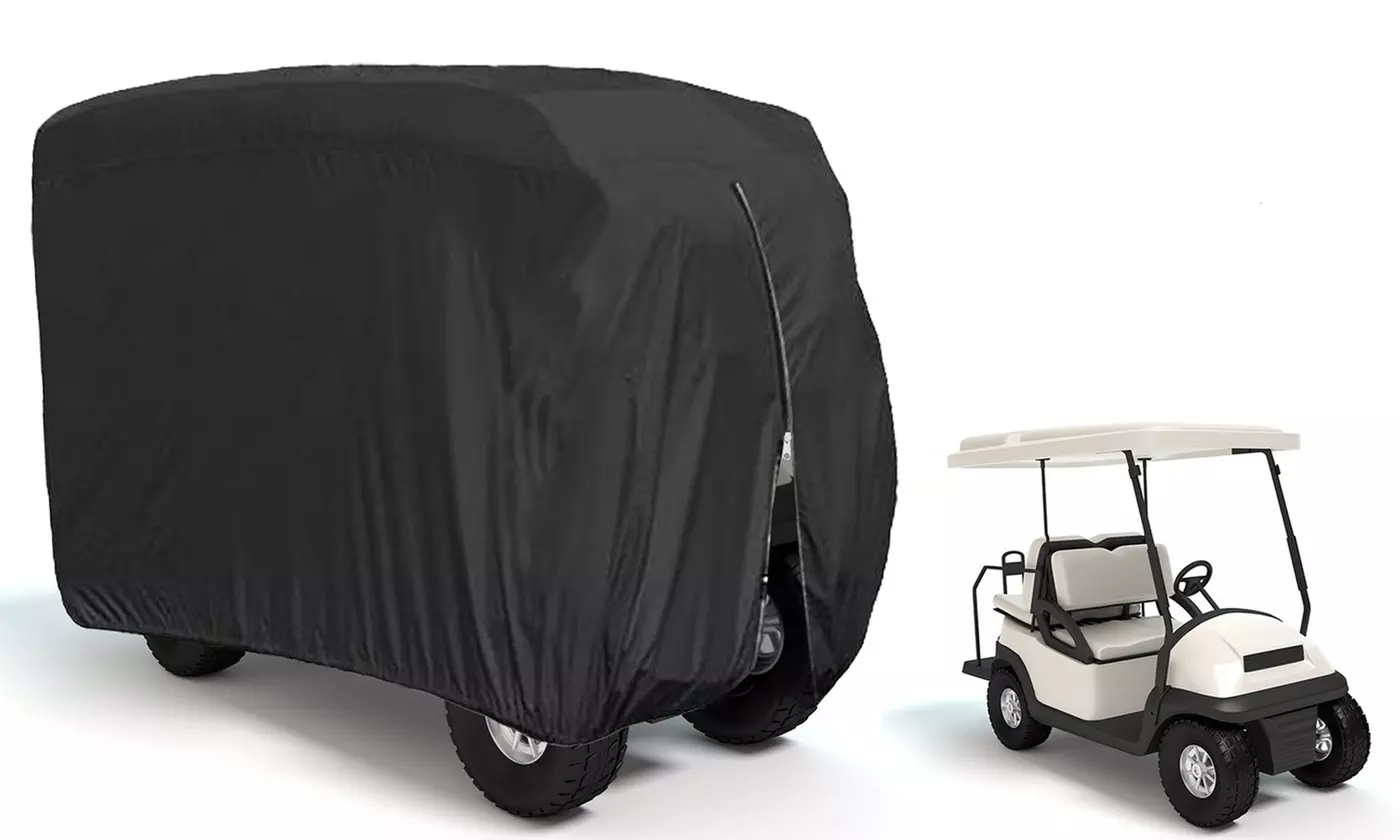 LakeForest 4-Passenger Weatherproof Golf Cart Cover for EZ-GO, Yamaha & Club Car
