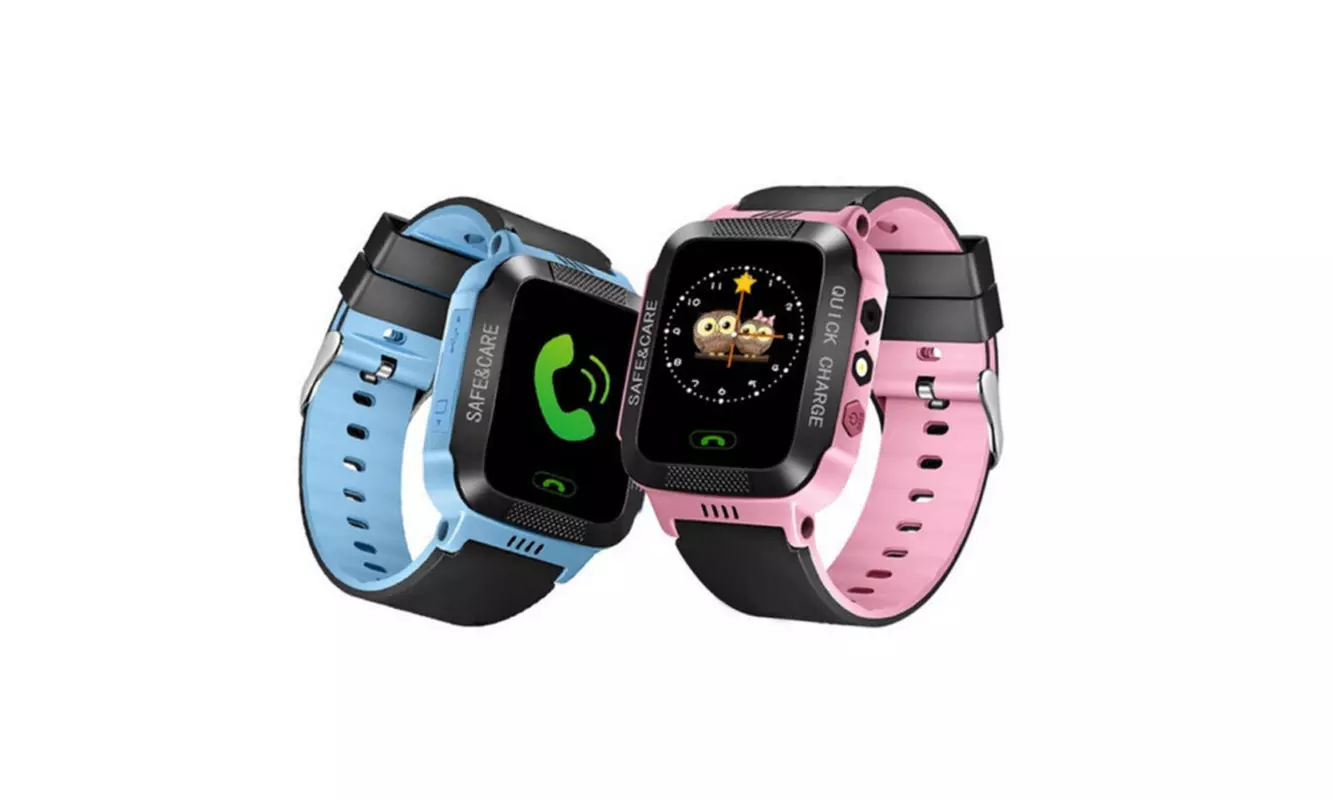 Waterproof Anti-lost Safe GPS Tracker SOS Call Kids Smart Watch - Primary Image