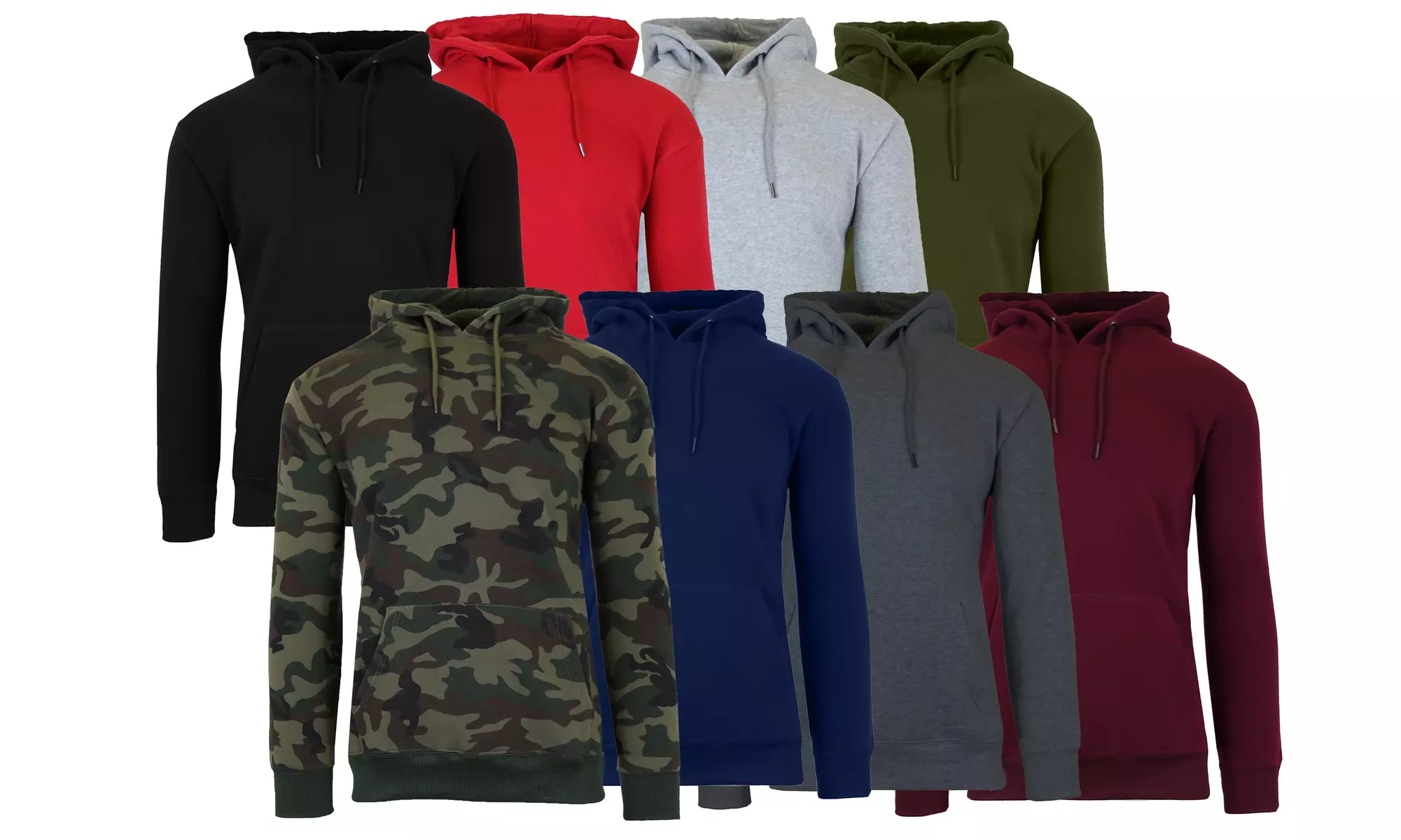 Galaxy By Harvic Men's Slim-Fit Fleece-Lined Pullover Hoodie (S-2XL)