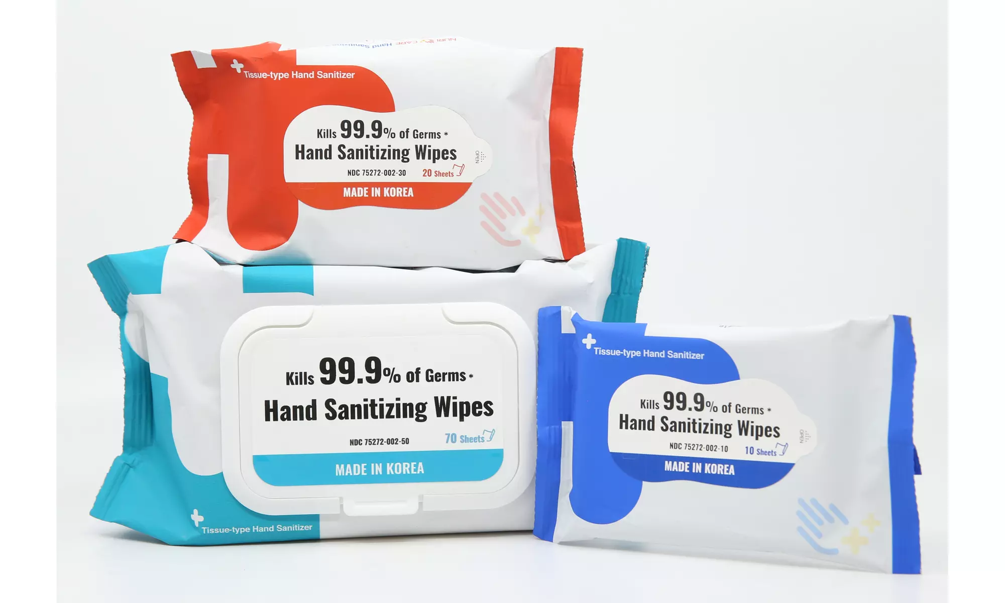 Nuri Care Hand Sanitizing Wipes - Primary Image