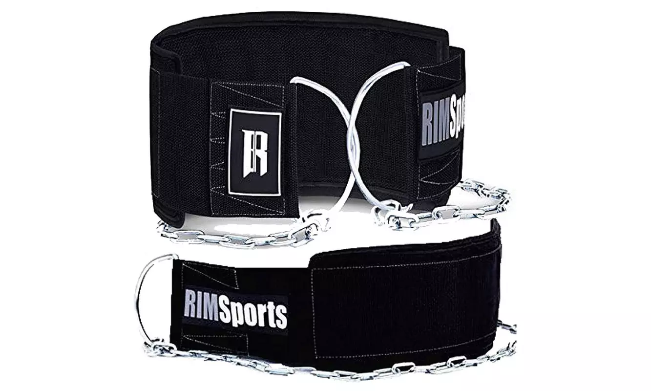 RIMSports Dip Weight Belt with Chain for Weightlifting and Deadlifting - Primary Image