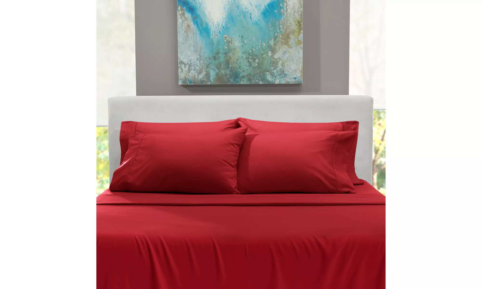 Nestl Extra Deep Pocket Sheets - 18-24 Inch Fitted Bed Sheet Set - 6 Piece