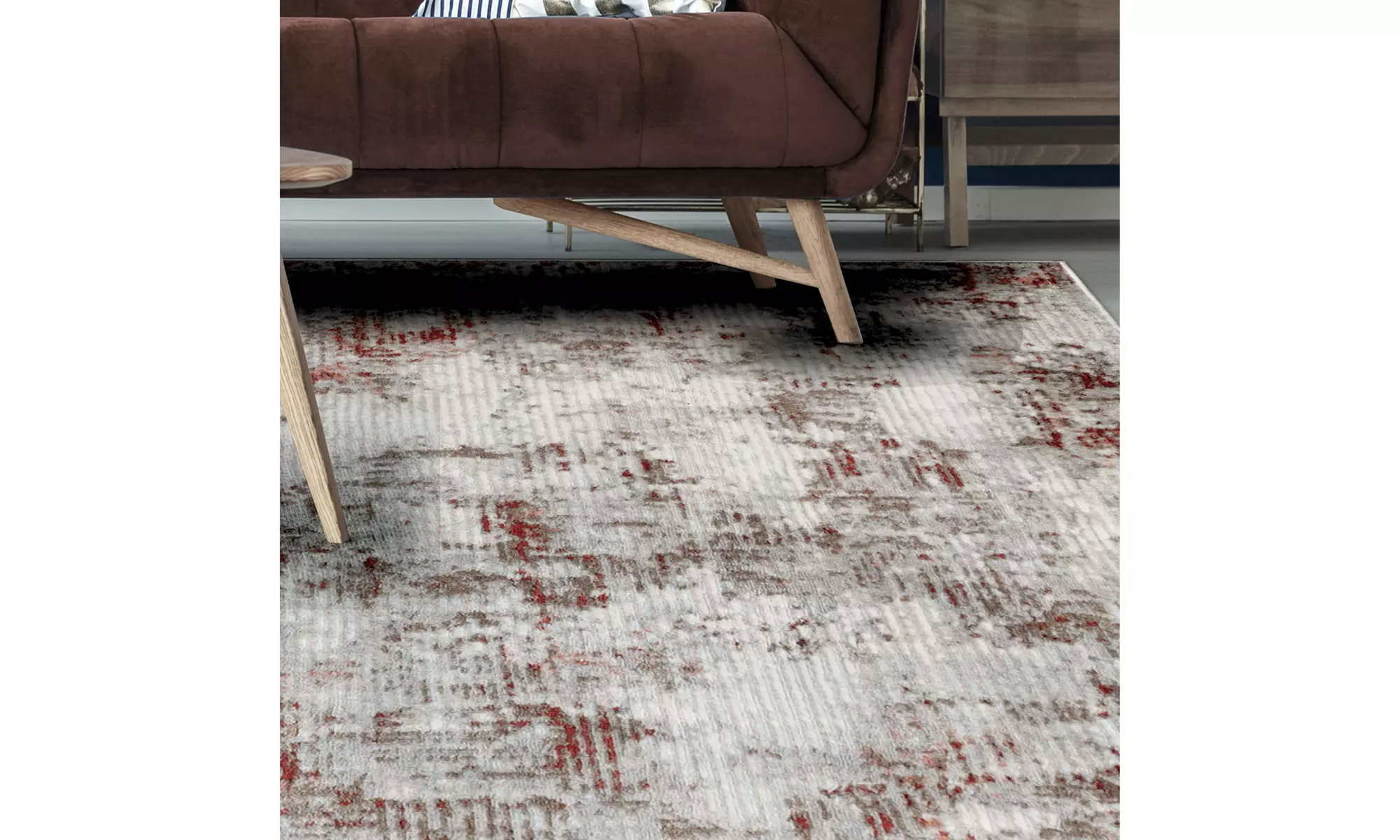 Superior Distressed Abstract Eclectic Modern Indoor Area Rugs Or Runner Rug