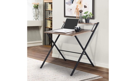 green forest folding desk