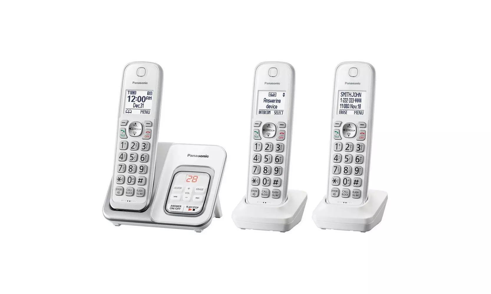 Panasonic KXTGD533 Cordless Phone with 3 Handsets & Answering Machine - Second Medium