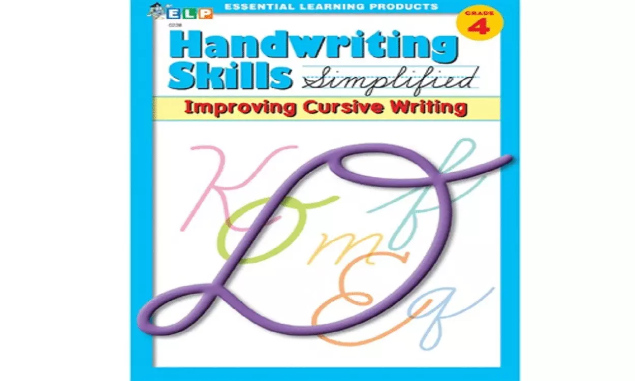 Essential Learning Products ELP 0228 Grade 4 Improving Cursive Writing - Primary Image