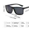 Image 3: Polarized Sunglasses for Women Men Classic Retro Rivet Shades Glasses