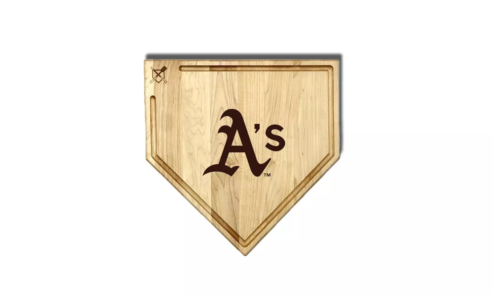 MLB 12-Inch or 17-inch Wooden Home Plate Cutting Board